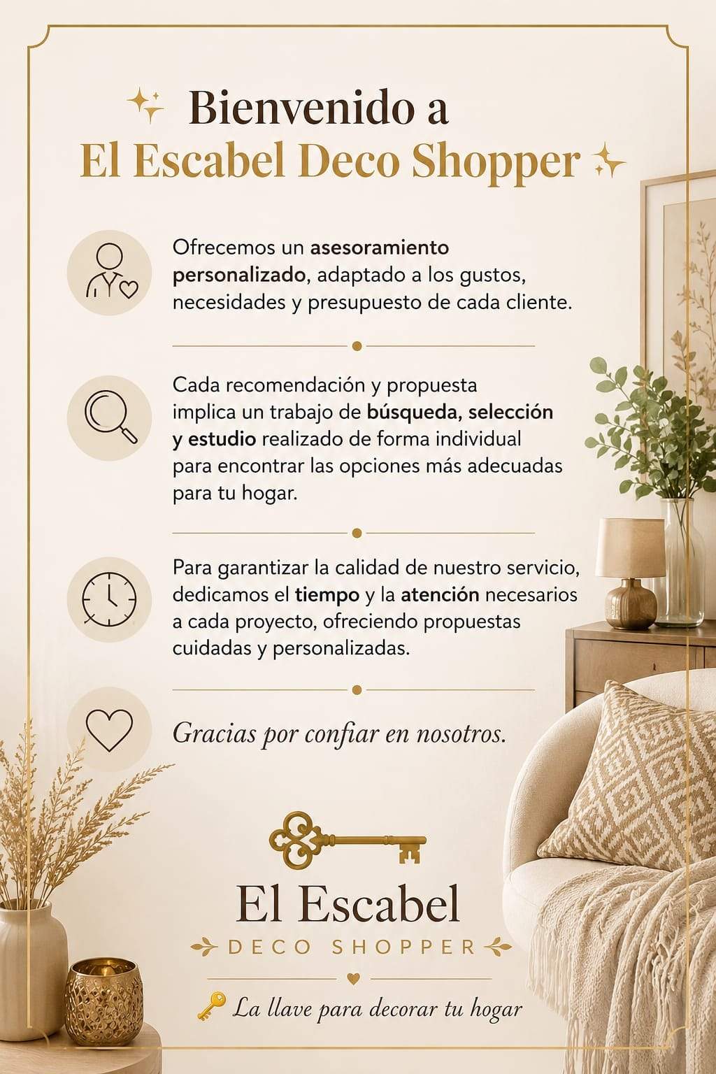 Bienvenido a El Escabel Deco Shopper